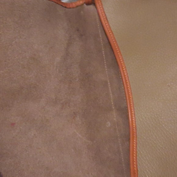 Tan and Taupe dooney and bourke satchel style purse vintage - Picture 6 of 9